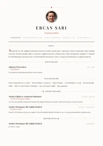 Pratisyen Hekim Cv Örnekleri cv indir